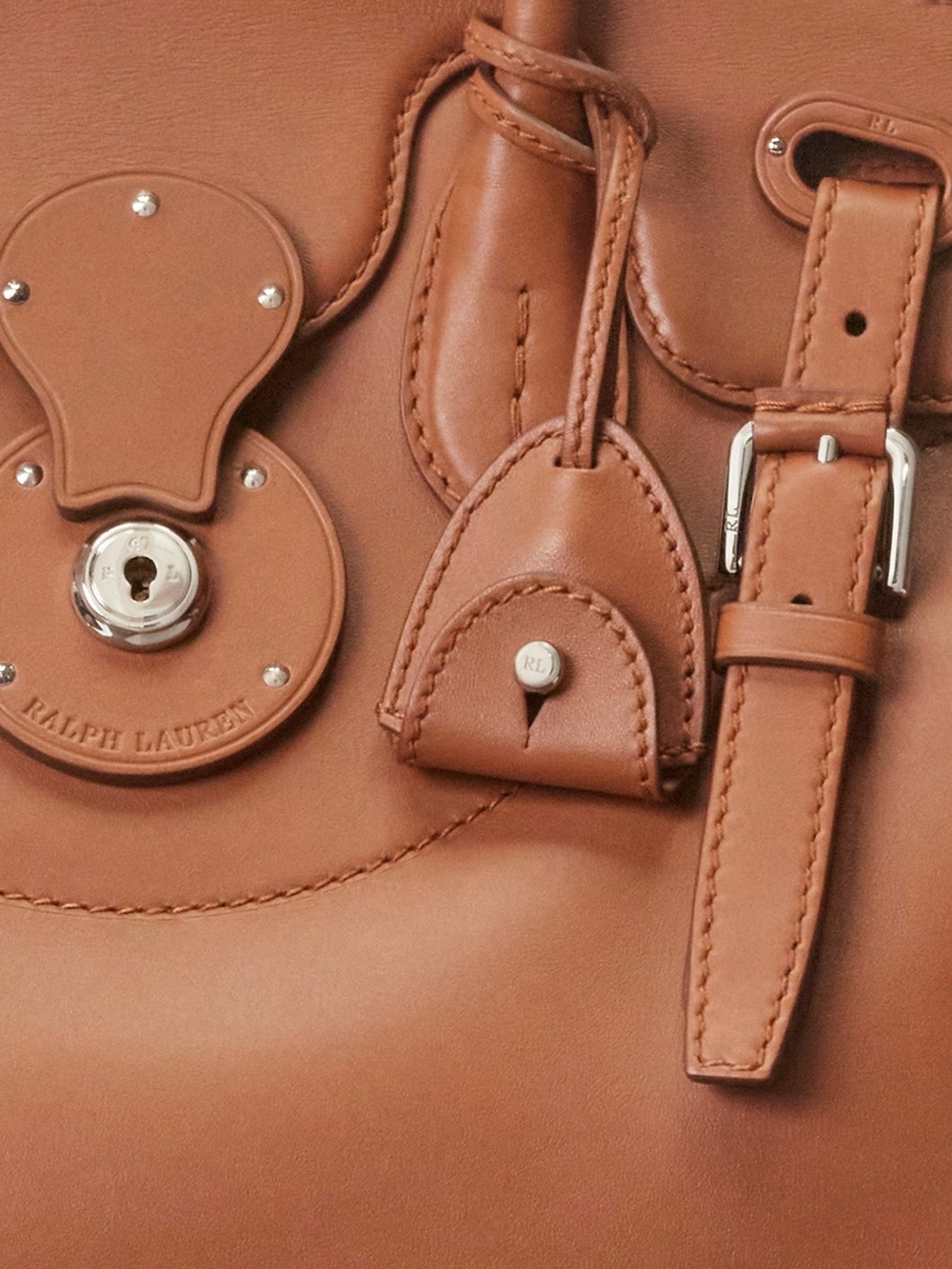 The Soft Ricky 33 Calfskin Bag Ralph Lauren Collection - Picture 13 of 14
